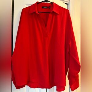 Rafaella Bold Red Blouse